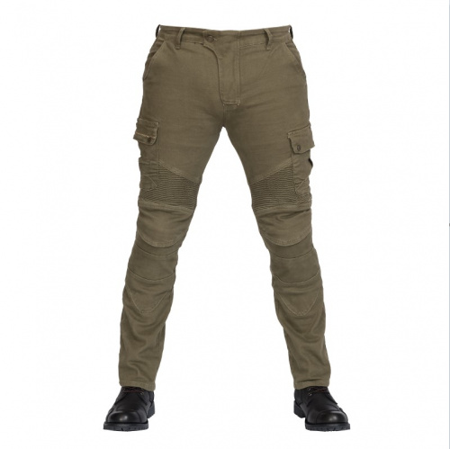 MadBull Мотобрюки Cargo JS Stretch Olive в Пензе