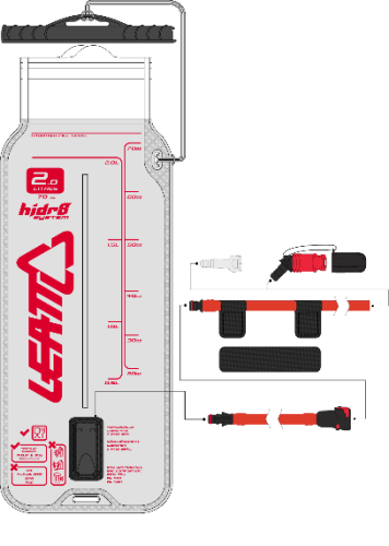 Leatt Гидропак Flat Cleantech Bladder Pack 2L в Пензе