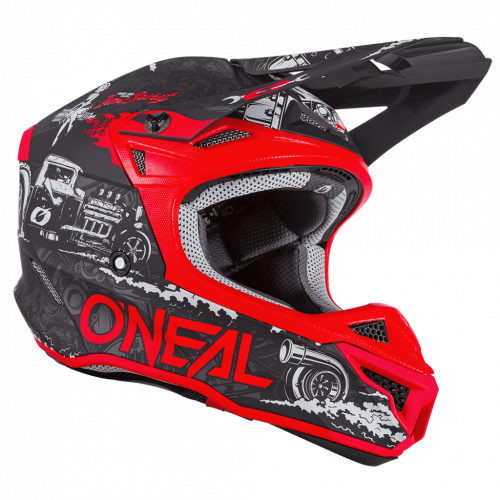 ONEAL Кроссовый шлем 5Series HR Черный/Красный в Пензе