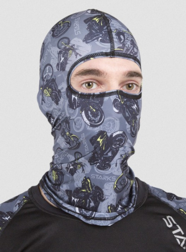 Starks Подшлемник Light Print Moto Серый принт в Пензе