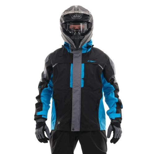 Dragonfly Куртка мембранная Quad Pro Black-Blue в Пензе