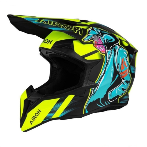 Airoh Шлем Wraaap Cyber Yellow Matt в Пензе