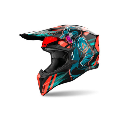Airoh Шлем Wraaap Cyber Orange Glossy в Пензе