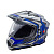AIM Шлем кросс/эндуро JK802S Blue/Grey/Black в Пензе