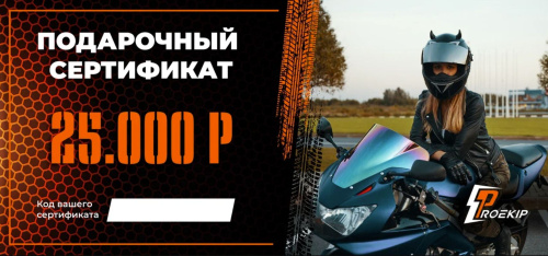Подарочный сертификат Pro-Ekip.ru на 25.000р в Пензе