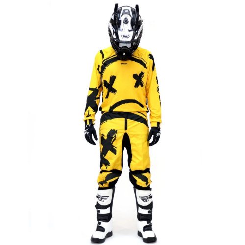 Grom Штаны кроссовые Sadman Yellow в Пензе