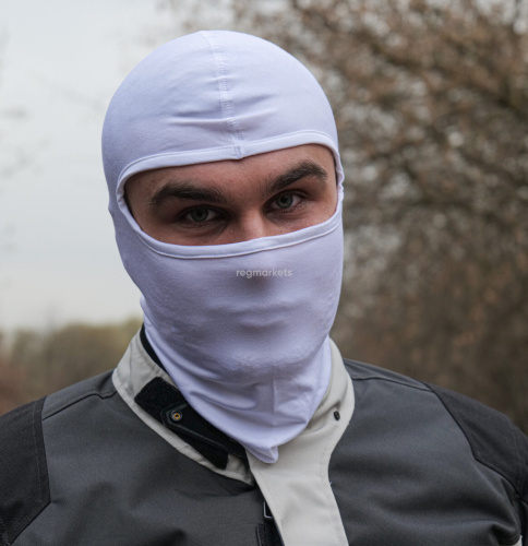 MotoLike Подшлемник Хлопок/Эластан Белый в Пензе