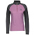 Scott Термокофта женская  Zip Defined Merino dark grey melange/cassis pink в Пензе