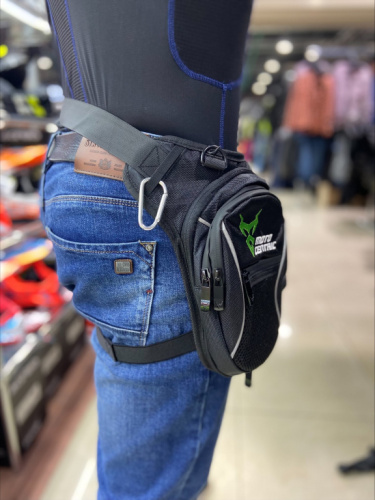 Motolike сумка на пояс зеленая в Пензе