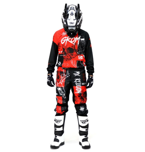 Grom Джерси + штаны MX Religion red в Пензе