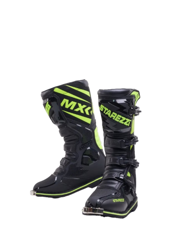 Starezzi Мотоботы Roma Black Fluo Yellow в Пензе
